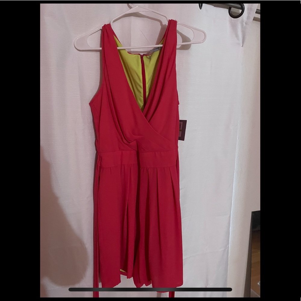 Marc New York Hot Pink Shorts Romper size 14 NWT